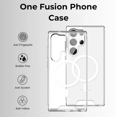 Samsung Galaxy S24 Ultra Magnetic Clear Case - GLASSOLOGY