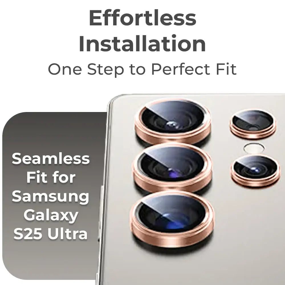 Samsung Galaxy S25 Ultra Lens Guard - (Gold) - GLASSOLOGY