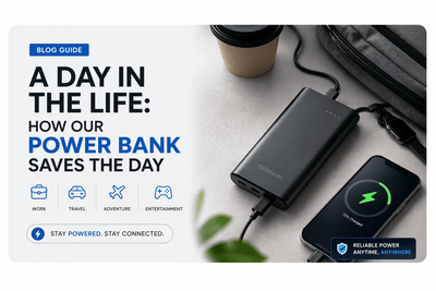 A Day in the Life: How Our Power Bank Saves the Day - GLASSOLOGY