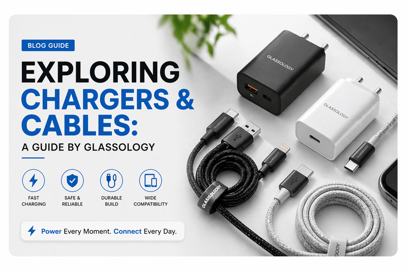 Exploring Chargers & Cables: A Guide by Glassology - GLASSOLOGY
