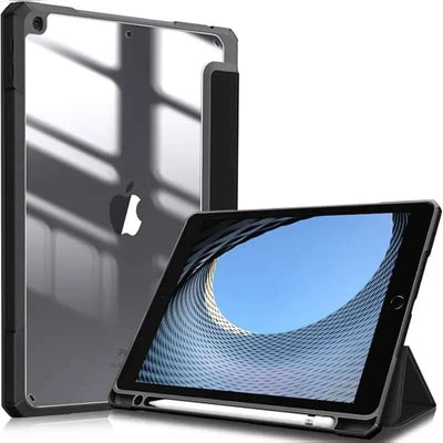 Glassology 10.2 iPad Case for 7th-9th Gen Pencil Holder + Screen Protector