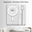 Wireless charging pad with text 'One Charger, Endless Possibilities' on a gray background