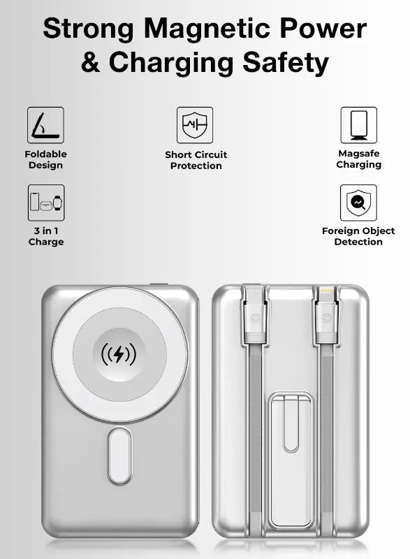 10000mAh MagSafe Power Bank for iPhone - GLASSOLOGY