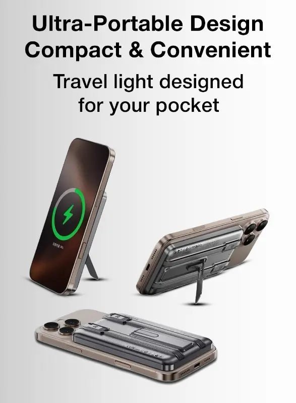 10000mAh MagSafe Power Bank for iPhone - GLASSOLOGY