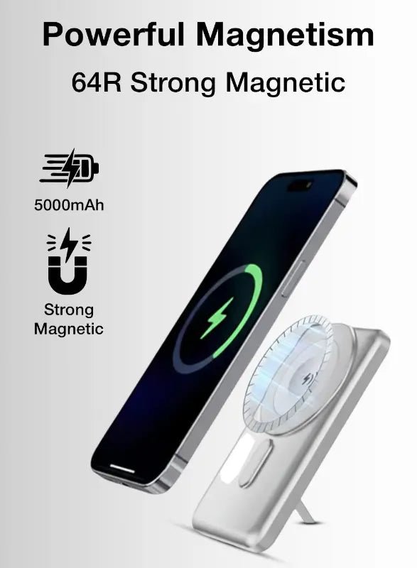 10000mAh MagSafe Power Bank for iPhone - GLASSOLOGY