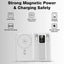 10000mAh MagSafe Power Bank with Foldable Stand & Cable - White - GLASSOLOGY
