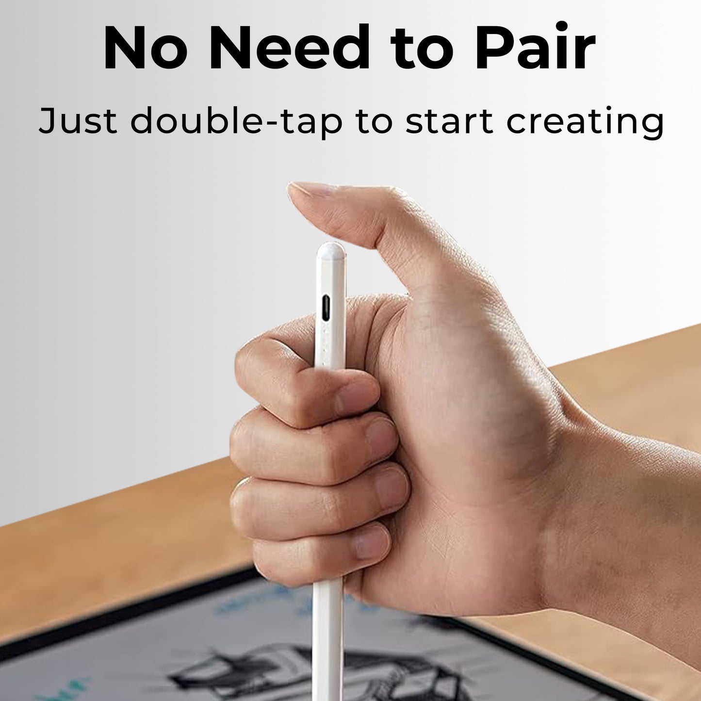 Universal Fine-Tip Stylus Pen – Precision Writing & Drawing for iOS & Android Devices