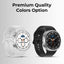 Glassology Charome SmartWatch Pro Max 1.43" – Bluetooth Calling, NFC Payments, Wireless Charging, 7-Day Battery, 3ATM Waterproof Fitness Watch - Black