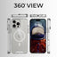 Glassology iPhone 16 Pro Magnetic Clear Case Shockproof, Anti-Yellowing, MagSafe Compatible