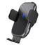 15W QI Fast Wireless Car Charger Mount | Automatic Sensor - Black - GLASSOLOGY