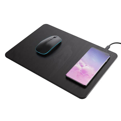 15W Wireless Charging 2 in 1 Multifunctional Large Mouse Pad - GLASSOLOGY