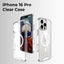 Glassology iPhone 16 Pro Magnetic Clear Case Shockproof, Anti-Yellowing, MagSafe Compatible