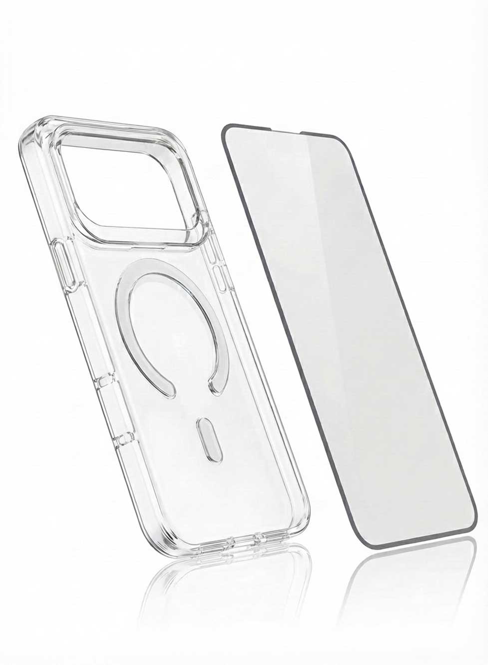 Glassology MagSafe Clear Case + Screen Protector for iPhone 18 Pro, Transparent Magnetic Protective Cover with 9H Tempered Glass, Full Edge Protection, Anti-Scratch & Shock Resistant