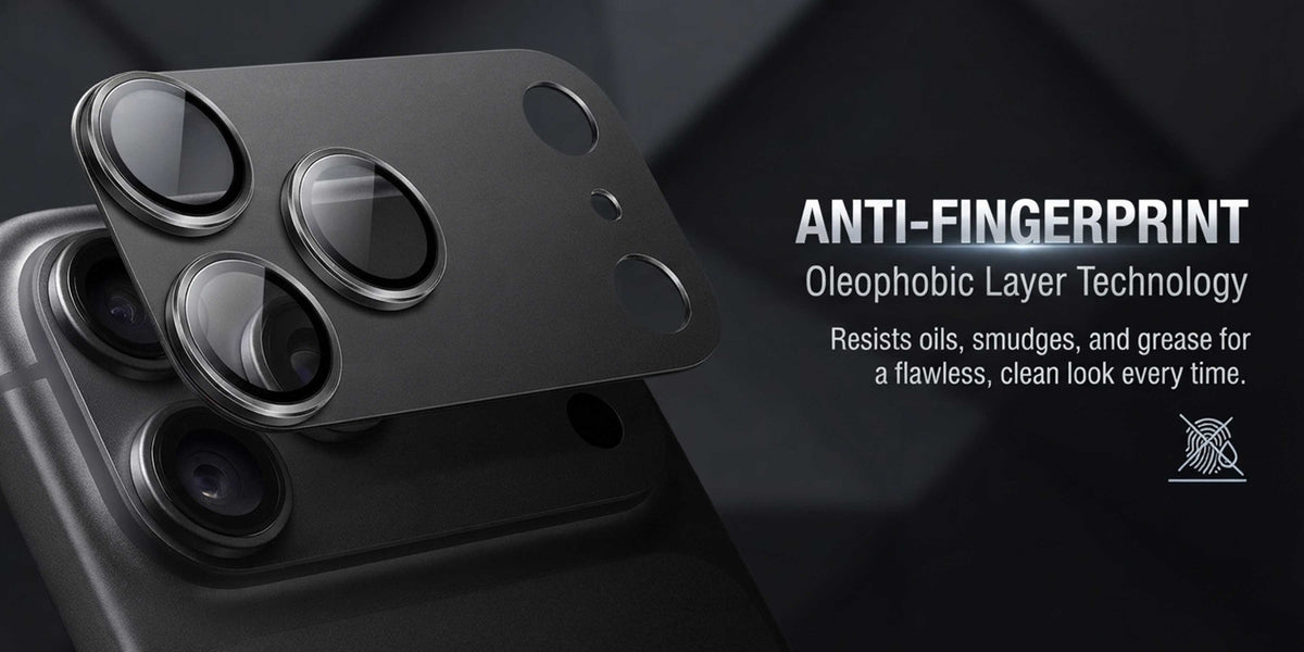 Glassology Camera Lens Protector for iPhone 18 Pro / Pro Max, Black Camera Lens Cover, Anti-Scratch Protective Guard for Rear Camera