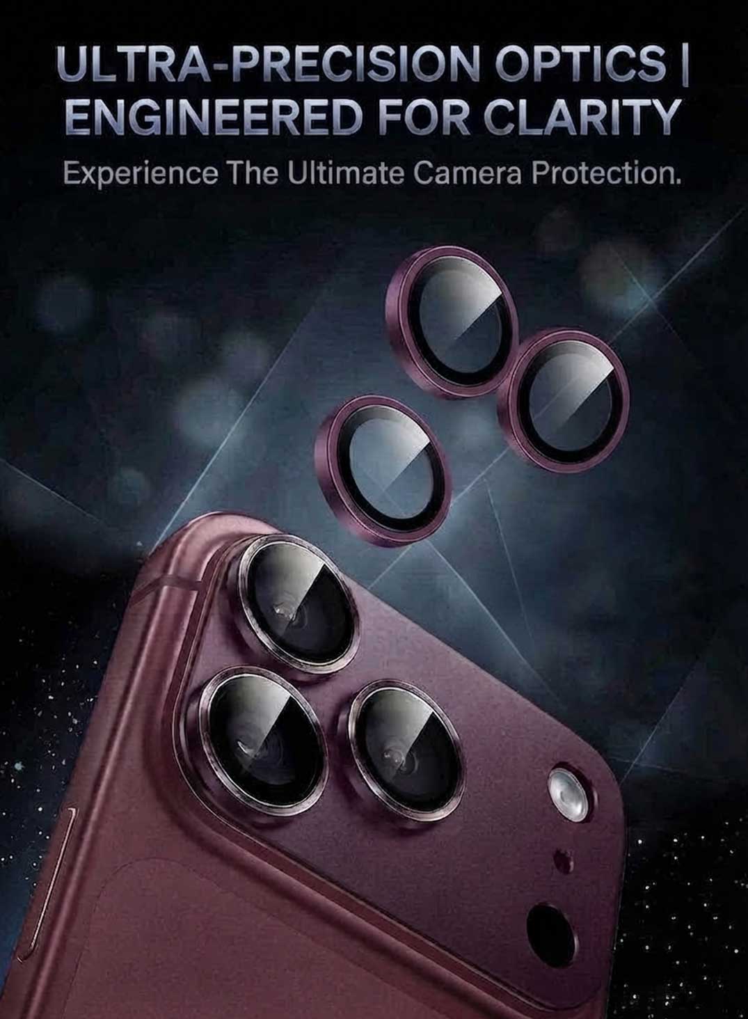 Glassology Camera Lens Protector for iPhone 18 Pro / Pro Max, Cherry Camera Lens Cover, Anti-Scratch Protective Guard for Rear Camera