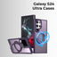 Glassology Samsung Galaxy S24 Ultra MagSafe Purple Case  360° Rotate Ring Stand