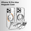 Glassology iPhone 15Pro Max Clear 360 Rotate Ring Stand Magsafe Case