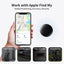 Apple Smart Tag – Works with Apple Find My App, Bluetooth Tracker with Lost Mode, Left-Behind Alerts, Privacy Protection & Long Battery Life (Black, UAE)