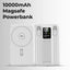 Glassology 10000mAh MagSafe Power Bank with Foldable Stand & Cable (White)