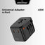 Glassology Universal 45W GaN Travel Adapter 4-Port Charger