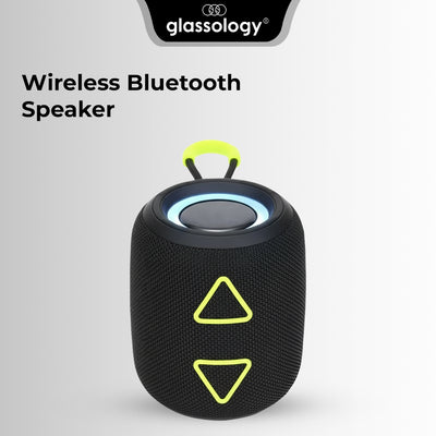 Glassology WISME Y8 – Portable Wireless Bluetooth Speaker | Deep Bass, 3H Playtime, Multi-Function Controls
