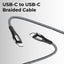 Glassology USB C to C 1 Meter 65W Braided Charging Cable