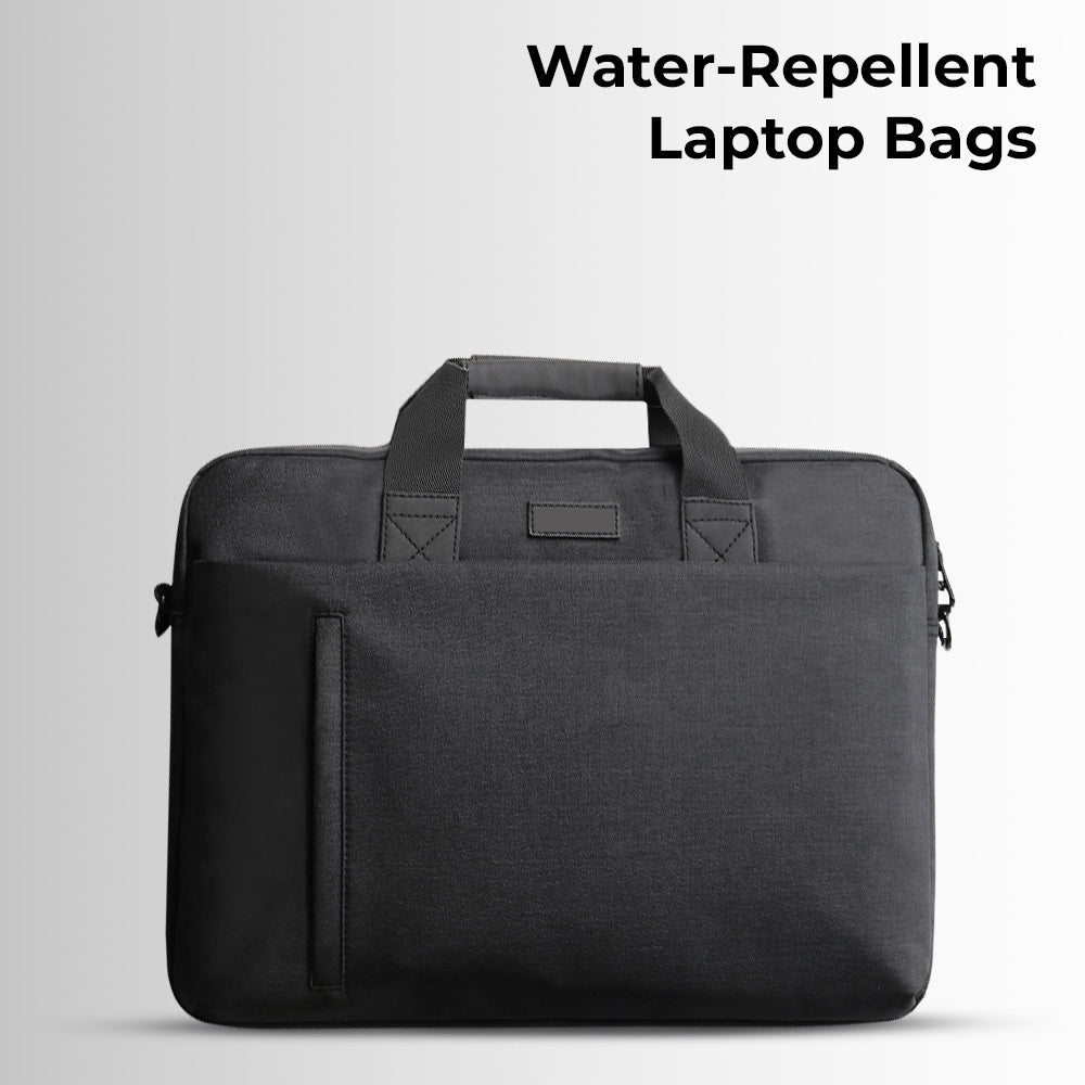 Laptop Bag 15-16" Inch Durable Polyester, Sleek Design - Black