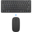 Glassology Wireless Keyboard and Mouse Combo 2.4GHz Full-Size(Black)