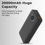 20000mAh Power Bank (Black) - GLASSOLOGY