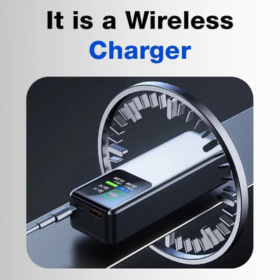 20000mAh Powerbank PD100W+22.5W Type-C - USB Fast - GLASSOLOGY