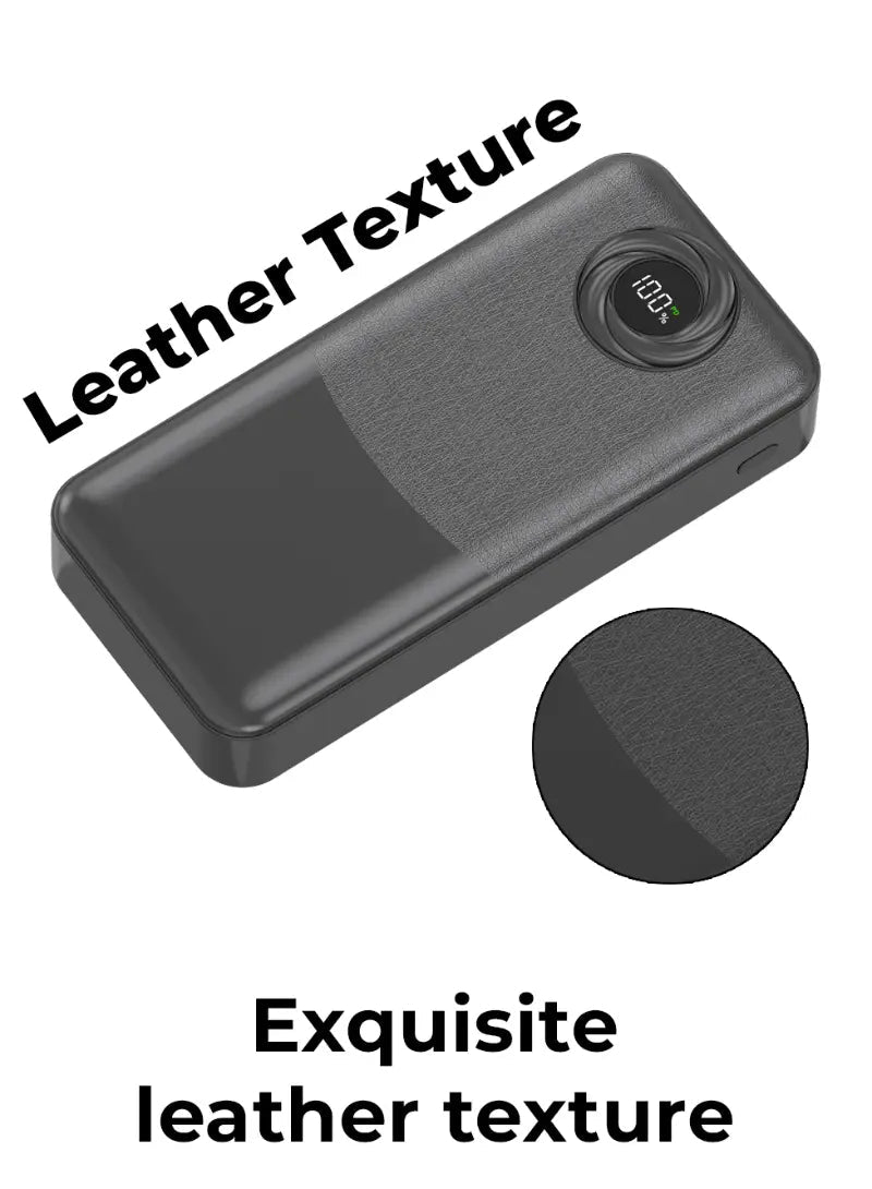 20000mAh Powerbank PD20W+22.5 Fast (black) - GLASSOLOGY