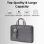Laptop Bag 15-16"  Inch Laptops Faux Leather - Grey