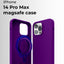 purple MagSafe military grade case for iPhone 14 Pro Max
