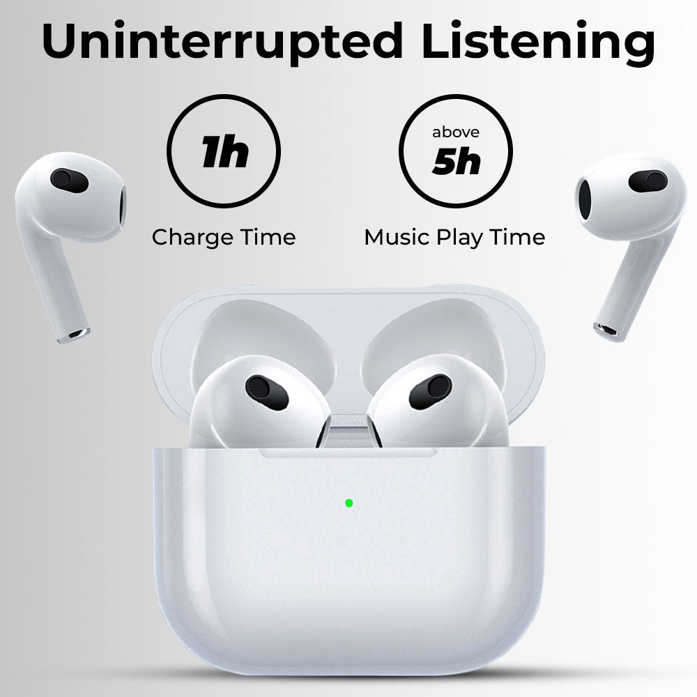 Glassology GTA3 TWS Earbuds with Touch Control and 24 Hours Playtime