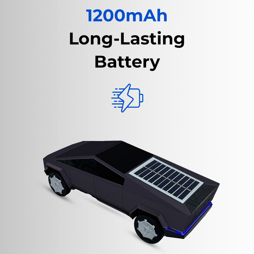 Solar Cybertruck Bluetooth Speaker – Wireless Portable Audio