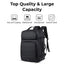 Glassology Faux Leather Laptop Backpack Stylish, Durable & Water-Repellent, Fits 15.6" Laptop.