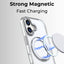 Glassology 360° Rotate Ring Stand Magsafe Case for Apple iPhone 17 White