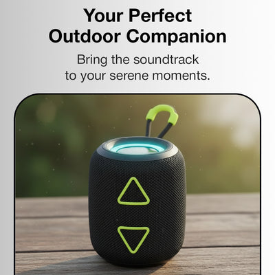 Glassology WISME Y8 – Portable Wireless Bluetooth Speaker | Deep Bass, 3H Playtime, Multi-Function Controls