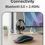 Dual-Mode Silent Wireless Mouse – Bluetooth & 2.4GHz Rechargeable Slim Optical Mouse