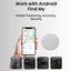 علامة GSTAW الذكية - متوافقة مع تطبيق Apple Find My، ومتتبع بلوتوث مع وضع الفقد، وتنبيهات الترك خلفك، وحماية الخصوصية، وعمر بطارية طويل (أبيض، الإمارات العربية المتحدة)