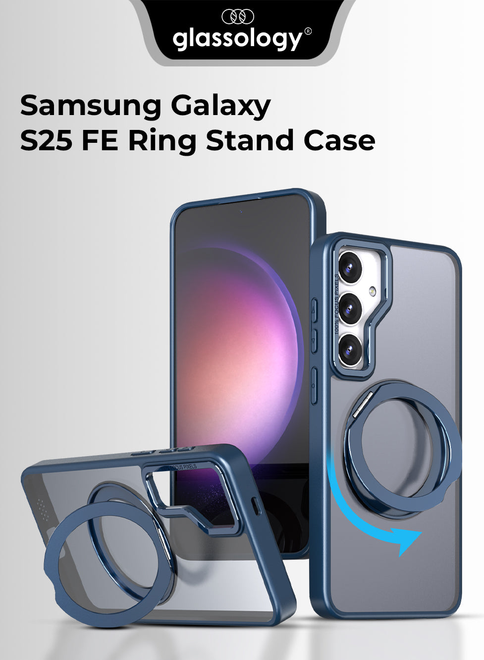 Samsung Galaxy S25 FE 360° Rotating Ring Stand Magnetic product image