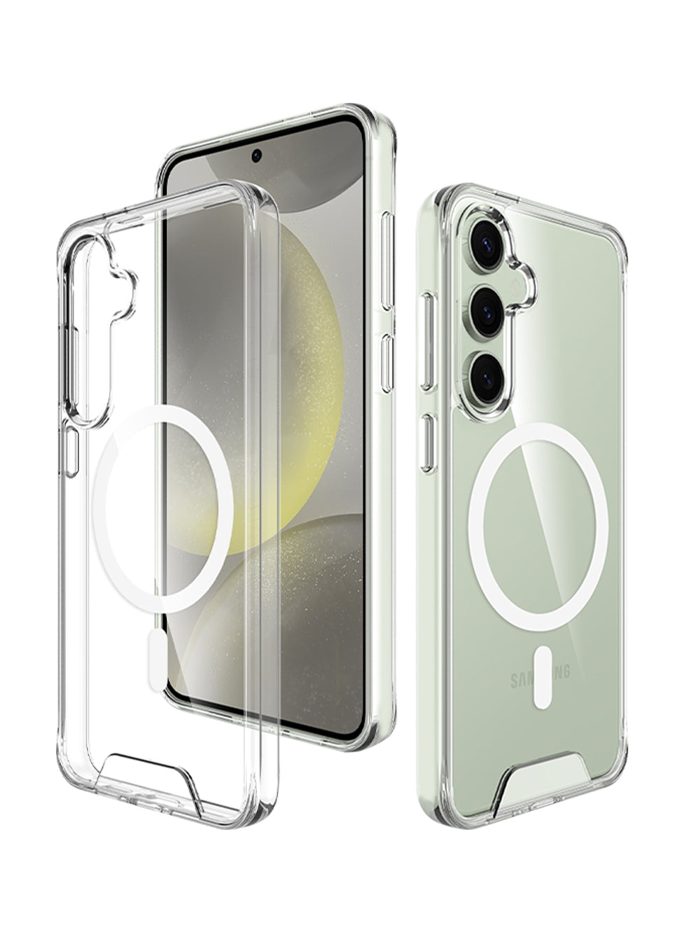 Glassology MagSafe clear case with screen protector for Samsung Galaxy S31