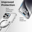 Glassology iPhone 15Pro Max Clear 360 Rotate Ring Stand Magsafe Case