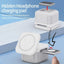 3 in 1 Cube MagSafe Wireless Charger Station - 360 rotating & foldable Fast Charging -White - GLASSOLOGY