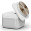 3 in 1 Cube MagSafe Wireless Charger Station - 360 rotating & foldable Fast Charging -White - GLASSOLOGY