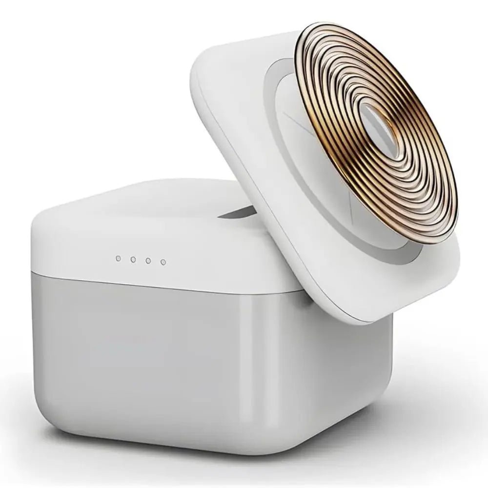 3 in 1 Cube MagSafe Wireless Charger Station - 360 rotating & foldable Fast Charging -White - GLASSOLOGY