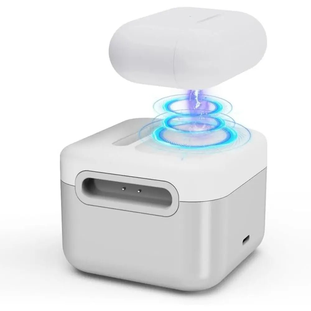 3 in 1 Cube MagSafe Wireless Charger Station - 360 rotating & foldable Fast Charging -White - GLASSOLOGY