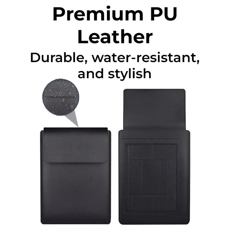 3-in-1 Laptop Sleeve with Stand & Wrist Rest - GLASSOLOGY
