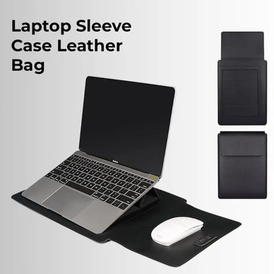 3-in-1 Laptop Sleeve with Stand & Wrist Rest - GLASSOLOGY