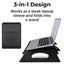3-in-1 Laptop Sleeve with Stand & Wrist Rest - GLASSOLOGY